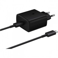 Сетевое зарядное устройство Samsung USB-C Wall Charger with Cable USB-C 45W Black (EP-TA845XBEGRU) 