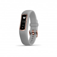 Фітнес-браслет Garmin Vivosmart 4 Gray with Rose Gold Hardware Small/Medium (010-01995-12/22) 