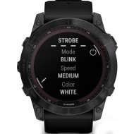 Смарт-часы Garmin Fenix 7X Sapphire S. Black DLC Titanium w. Black Band (010-02541-22/23) 