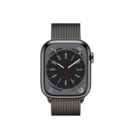 Смарт-часы Apple Watch Series 8 GPS + Cellular 41mm Graphite S. Steel Case w. Milanese Loop Graphite (MNJL3/MNJM3) 