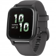 Смарт-годинник Garmin Venu Sq 2 Slate Aluminum Bezel with Shadow Gray Case and Silicone Band (010-02701-00/10/80) 