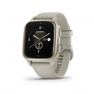 Смарт-годинник Garmin Venu Sq 2 – Music Edition Cream Gold Al. Bezel w. French Gray Case and S. Band (0010-02700-02/12) 