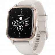 Смарт-годинник Garmin Venu Sq 2 – Music Edition Peach Gold Al. Bezel w. Ivory Case and S. Band (010-02700-01/11) 