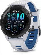 Смарт-годинник Garmin Forerunner 265 Black Bezel w. Whitestone Case and Whitestone/Tidal Blue S. Band (010-02810-01/11) 