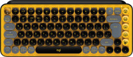 Клавиатура Logitech POP Keys Wireless Mechanical Keyboard Blast Yellow (920-010716) 