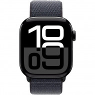 Смарт-годинник Apple Watch Series 10 GPS + Cellular 46mm Jet Black Aluminum Case w. Ink Sport Loop (MWY53) 