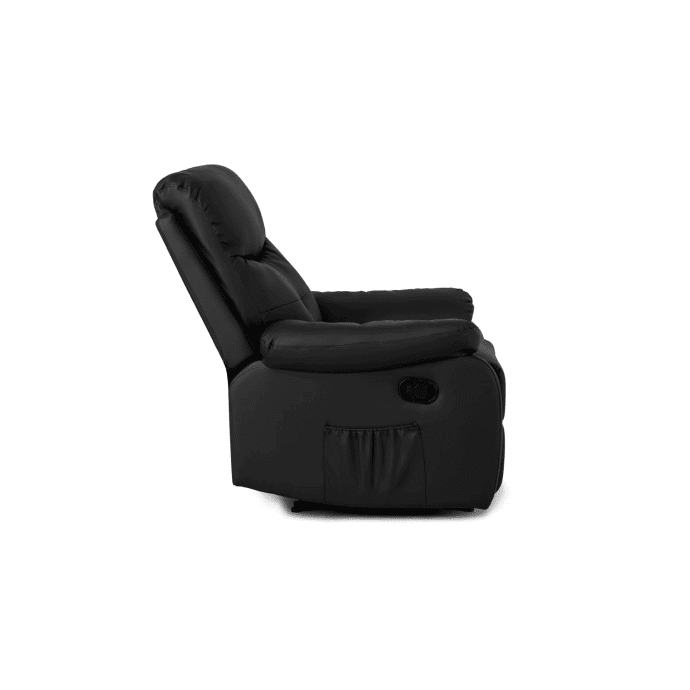Кресло массажное Mebel Elit INTER Black (экокожа)  Фото №3