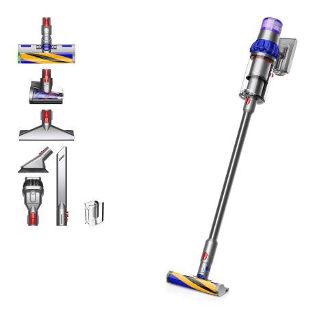 Вертикальний + ручний пилосос (2в1) Dyson V15 Detect Fluffy (476575-01)  Фото №1