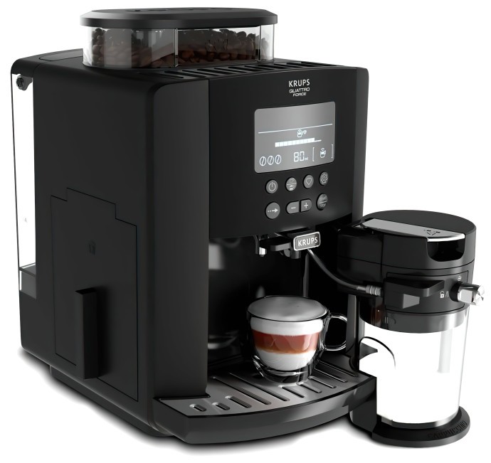 Кофемашина автоматическая Krups Arabica Latte EA819N  Фото №1