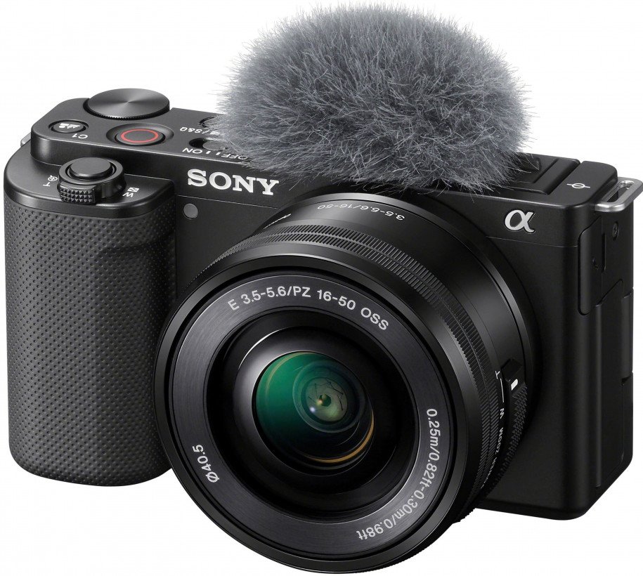 Компактный фотоаппарат с сменным объективом Sony ZV-E10 kit (16-50mm) Black (ILCZVE10LB.CEC)  Фото №0
