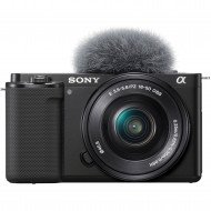 Компактный фотоаппарат с сменным объективом Sony ZV-E10 kit (16-50mm) Black (ILCZVE10LB.CEC) 