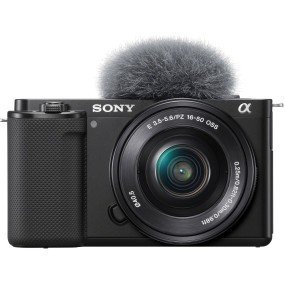 Бездзеркальний фотоапарат Sony ZV-E10 kit (16-50mm) Black (ILCZVE10LB.CEC)