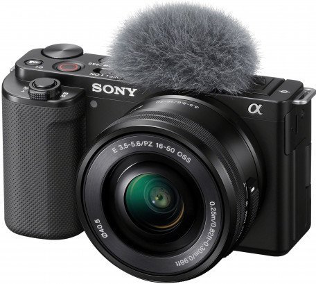 Компактный фотоаппарат с сменным объективом Sony ZV-E10 kit (16-50mm) Black (ILCZVE10LB.CEC)  Фото №0