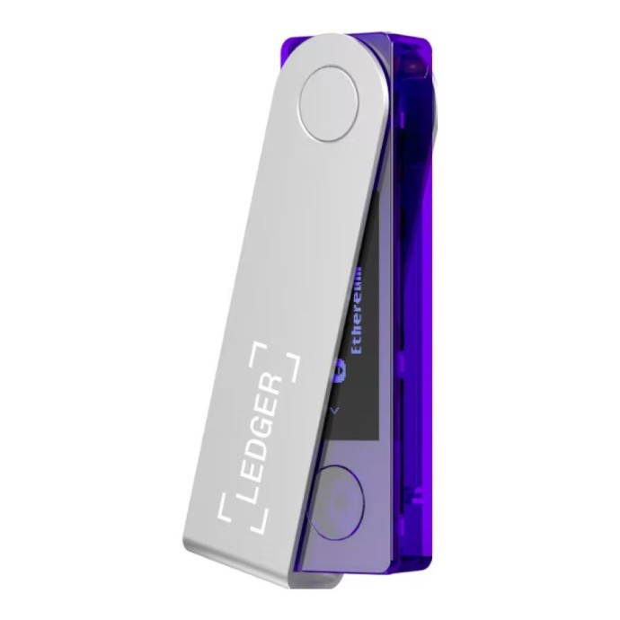 Аппаратный криптогаманец Ledger Nano X Cosmic Purple  Фото №0