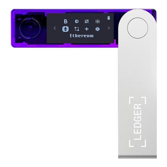 Аппаратный криптогаманец Ledger Nano X Cosmic Purple  Фото №3