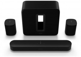 Саундбар Sonos 5.1. Beam, Sub &amp; One SL Black (BEAM51BLK)