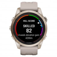 Смарт-годинник Garmin Fenix 7S Pro Sapphire Solar  Soft Gold w. Light Sand Band (010-02776-14/15)