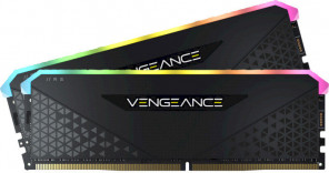 Пам&#039;ять для настільних комп&#039;ютерів Corsair 16 GB (2x8GB) DDR4 3600 MHz Vengeance RGB RS (CMG16GX4M2D3600C18)