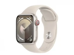 Смарт-годинник Apple Watch Series 9 GPS + Cellular 41mm Starlight Alu. Case w. Starlight Sport Band - S/M (MRHN3) OpenBox