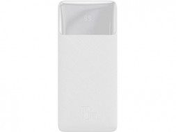 Внешний аккумулятор (павербанк) Baseus Bipow Digital Display 2USB + Type-C 15W 20000mAh White (PPBD050102)