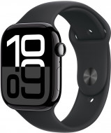 Смарт-часы Apple Watch Series 10 GPS 42mm Jet Black Alu. Case w. Black Sport Band - M/L (MWWF3)