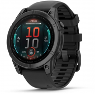 Спортивные часы Garmin Fenix ??E 47mm Amoled Slate Gray Steel with Black Silicone Band (010-03025-03/01)