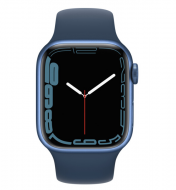 Смарт-часы Apple Watch Series 7 GPS 41mm Blue Aluminium Case with Abyss Blue Sport Band (MKN13))