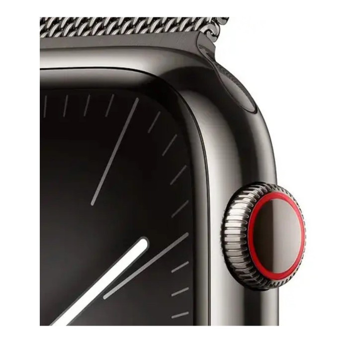 Смарт-часы Apple Watch Series 9 GPS + Cellular 45mm Graphite S. Steel Case w. Graphite Milanese Loop (MRMX3)  Фото №3