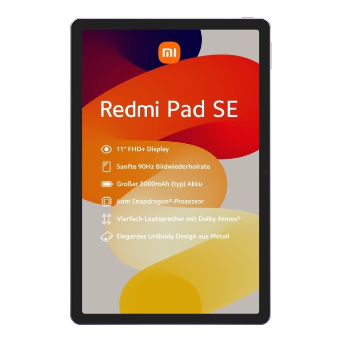Планшет Xiaomi Redmi Pad SE 4/128GB Lavender Purple (VHU4451EU) (Global EU)  Фото №0
