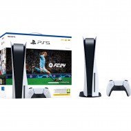 Игровая консоль Sony PlayStation 5 Blu-ray Edition 825GB + EA SPORTS FC 24 Bundle (ваучер на скачивание)