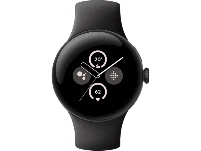 Смарт-годинник Google Pixel Watch 2 Matte Black Aluminum Case / Obsidian Active Band