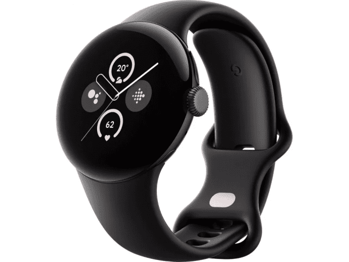 Смарт-годинник Google Pixel Watch 2 Matte Black Aluminum Case / Obsidian Active Band  Фото №1