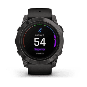 Смарт-годинник Garmin Epix Pro Gen 2 Sapphire 51mm Carbon G. DLC Tit. with Black Band (010-02804-00/01)