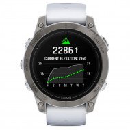 Смарт-годинник Garmin Epix Pro Gen 2 Sapphire 47mm Titanium w. Whitestone Band (010-02803-20/21)