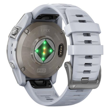 Смарт-годинник Garmin Epix Pro Gen 2 Sapphire 47mm Titanium w. Whitestone Band (010-02803-20/21)  Фото №3