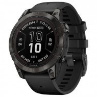 Смарт-годинник Garmin Fenix 7 Pro Sapphire Solar Carbon G. DLC Tit. with Black Band (010-02777-10/11)