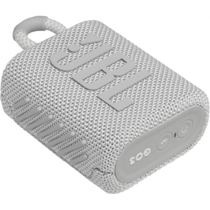 Портативні колонки JBL GO 3 White (JBLGO3WHT)  Фото №1