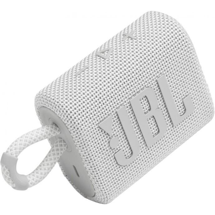 Портативні колонки JBL GO 3 White (JBLGO3WHT)  Фото №2