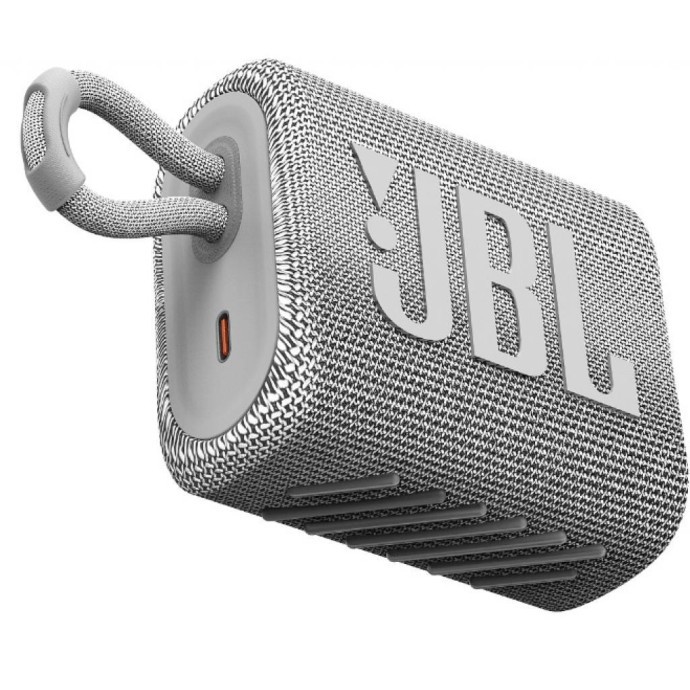 Портативні колонки JBL GO 3 White (JBLGO3WHT)  Фото №3