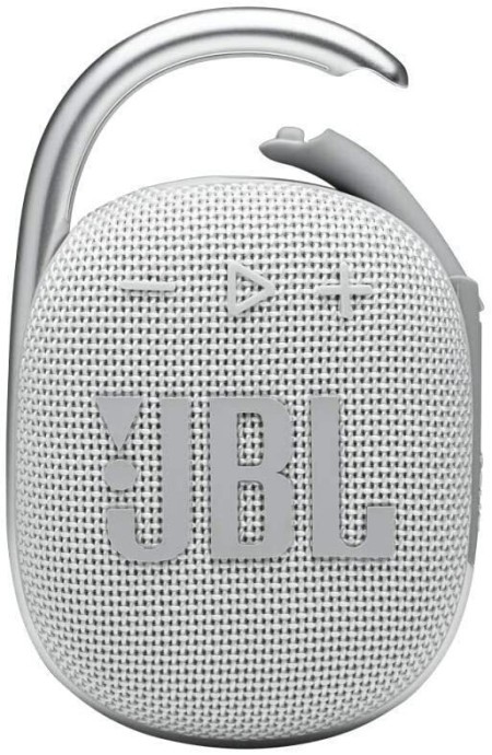 Портативні колонки JBL Clip 4 White (JBLCLIP4WHT)
