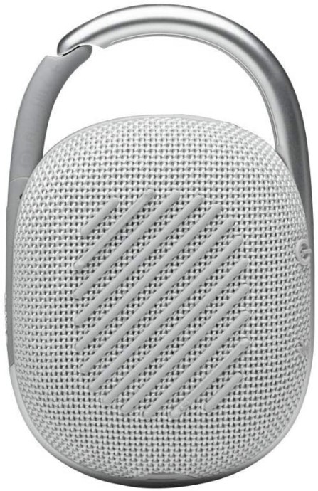Портативні колонки JBL Clip 4 White (JBLCLIP4WHT)  Фото №2
