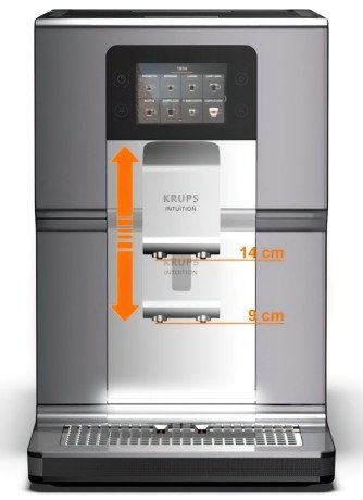 Кофемашина автоматическая Krups Intuition Preference+ EA875 (EA875E10)  Фото №1