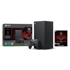 Стаціонарна ігрова приставка Microsoft Xbox Series X 1 TB Diablo IV Bundle (RRT-00035)