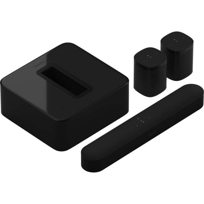 Саундбар Sonos 5.1. Beam, Sub &amp; One SL Black (BEAM51BLK)  Фото №4