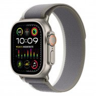 Смарт-годинник Apple Watch Ultra 2 GPS + Cellular 49mm Titanium Case with Green/Gray Trail Loop - M/L (MRF43)