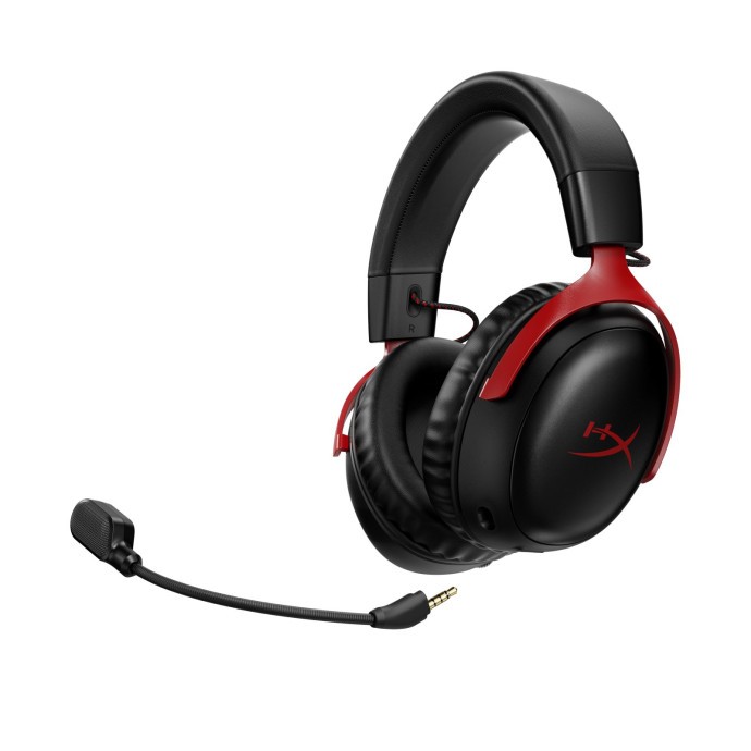 Навушники з мікрофоном HyperX Cloud III Wireless Black/Red (77Z46AA)  Фото №0