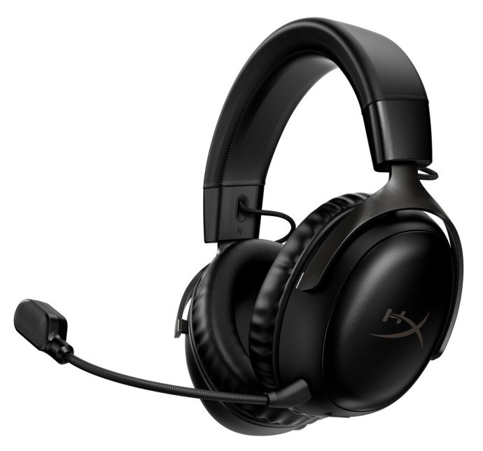 Навушники з мікрофоном HyperX Cloud III Wireless Black (77Z45AA)  Фото №3