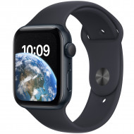 Смарт-часы Apple Watch SE 2 GPS 44mm часы Apple Watch SE 2 GPS 44mm Midnight Aluminum Case with Midnight Sport Band (MNK03)