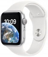 Смарт-часы Apple Watch SE 2 GPS 44mm часы Apple Watch SE 2 GPS 44mm Silver Aluminum Case with White Sport Band (MNK23)