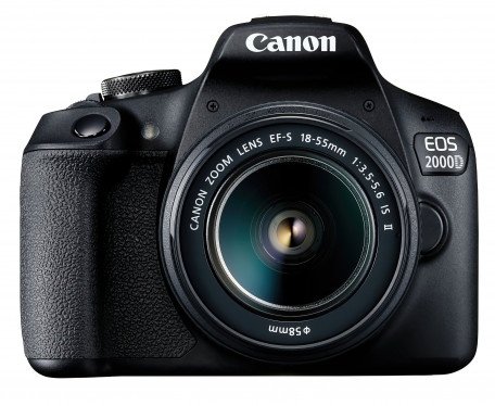 Зеркальный фотоаппарат Canon EOS 2000D 18-55 DC III + сумка SB130 + карта памяти SD16GB